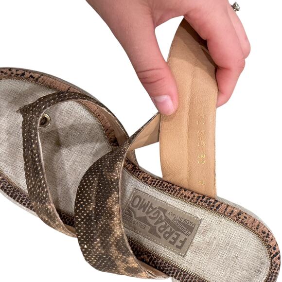 Y2k Salvatore Ferragamo Runway Wedges - Picture 9 of 12